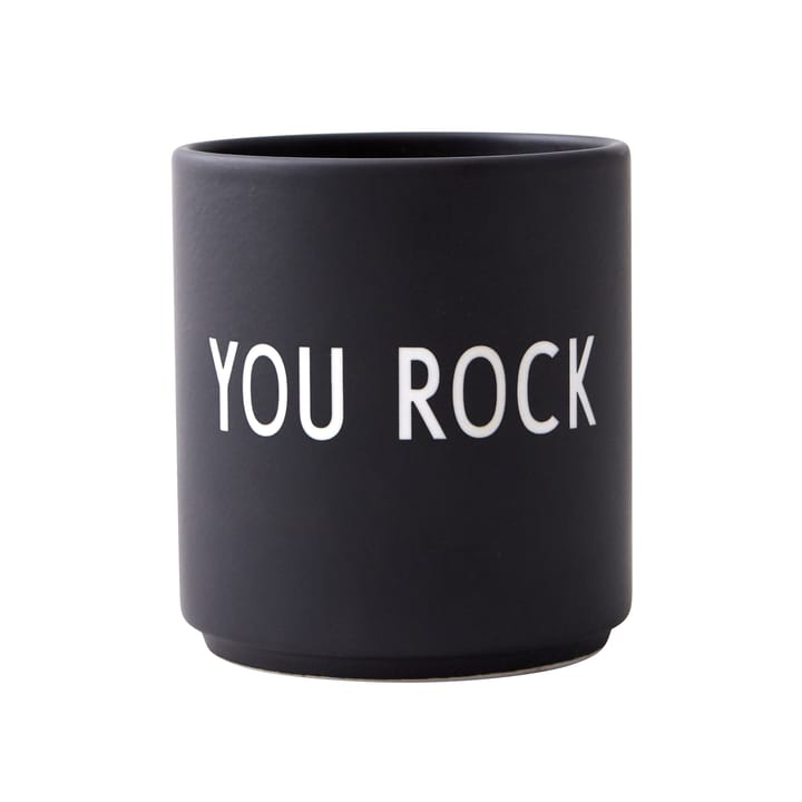 Design Letters favoritkop 25 cl, You rock-black Design Letters