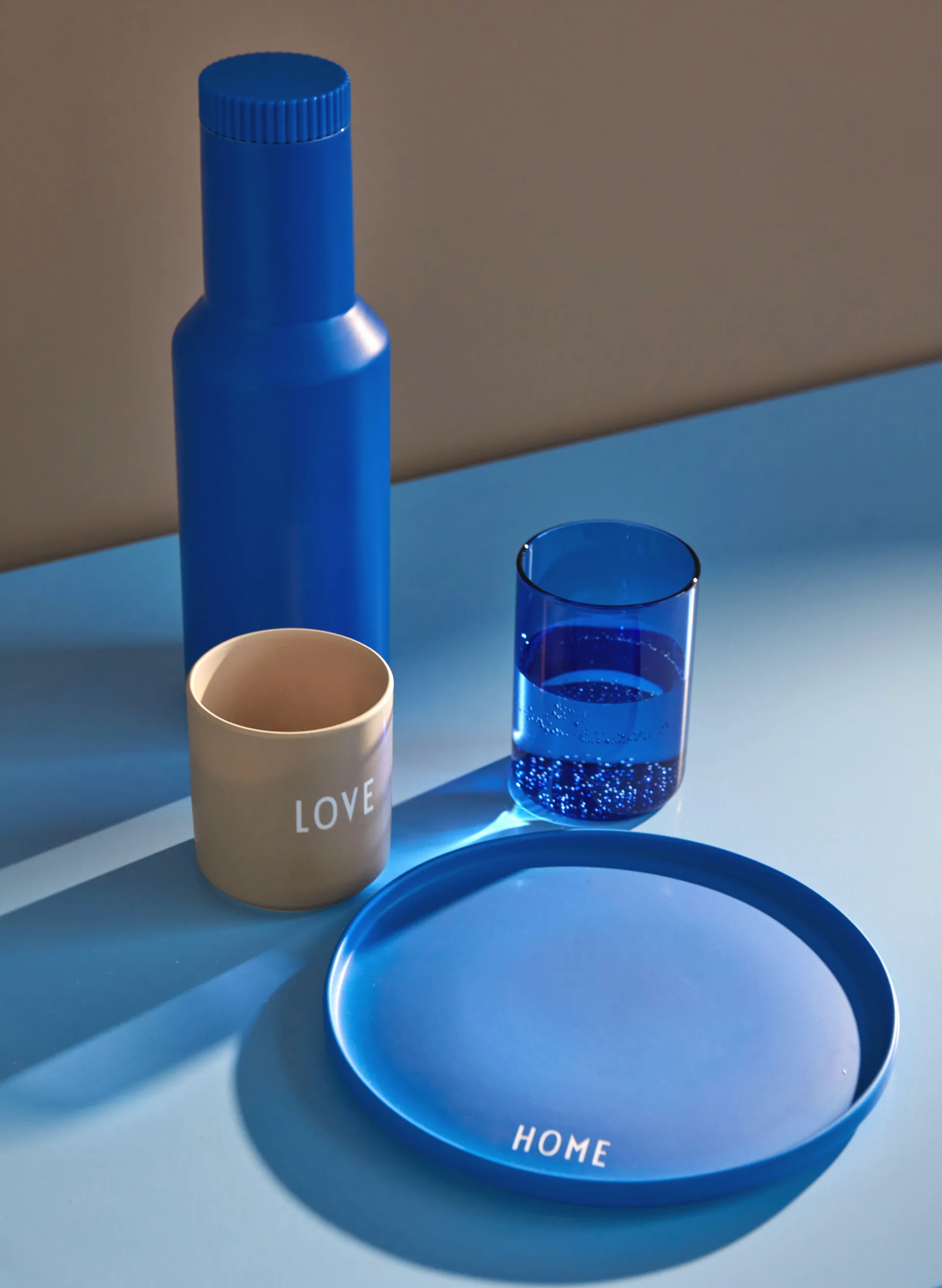 Design Letters favorittallerken Ø22 cm, Cobalt blue Design Letters