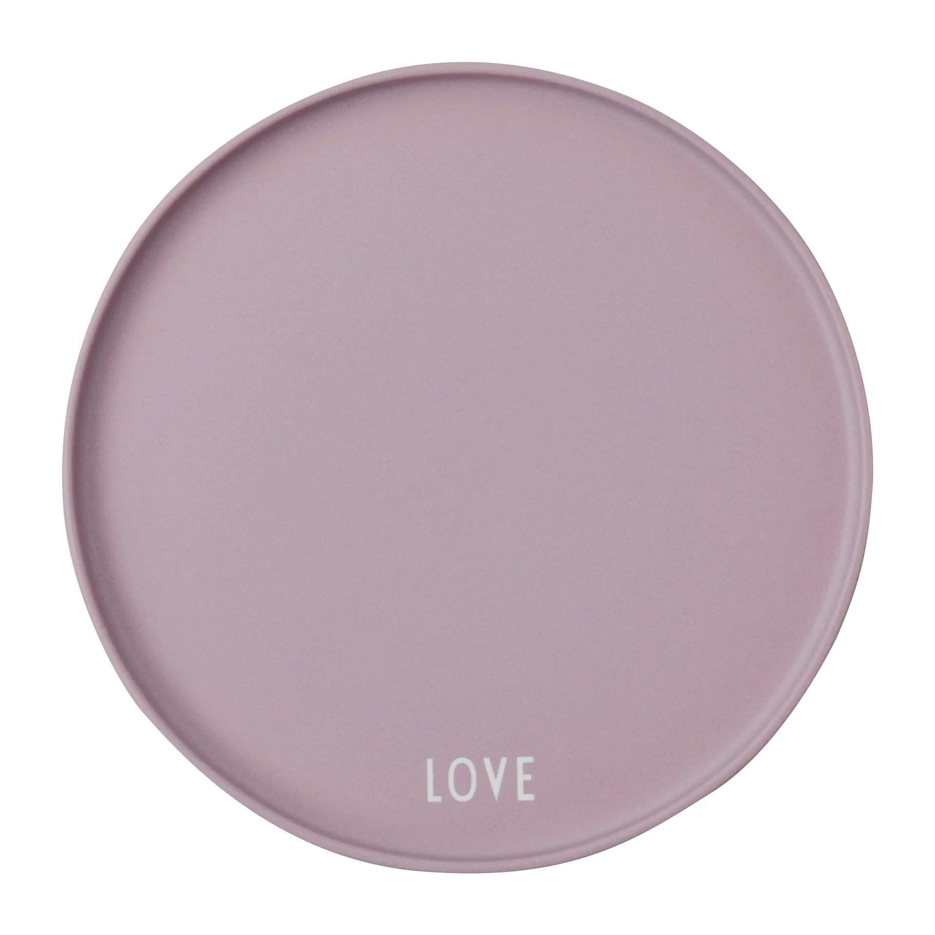 Design Letters favorittallerken Ø22 cm, Love/Lavender Design Letters