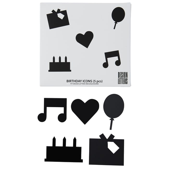 Design Letters Happy Birthday icons, Sort Design Letters