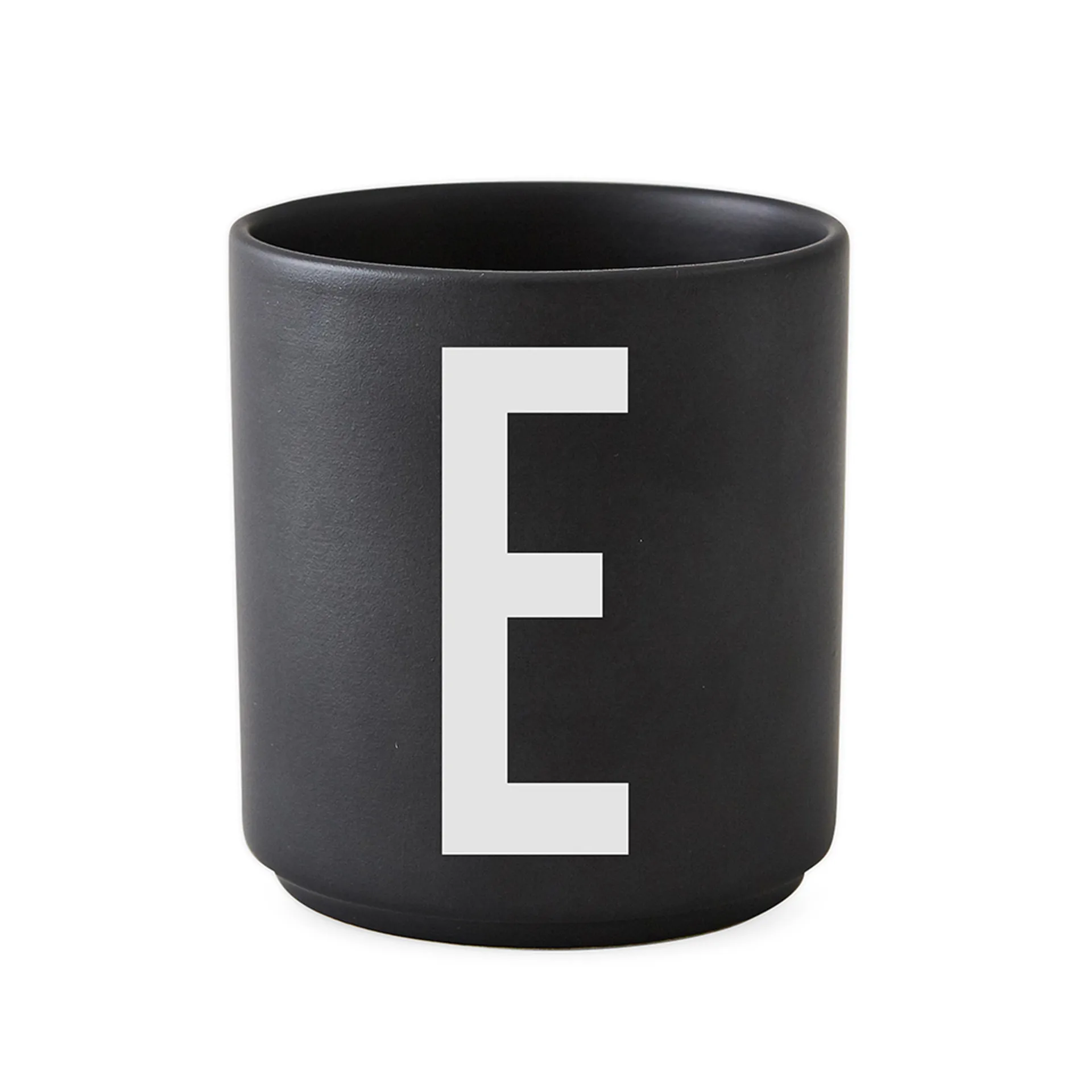 Design Letters kop sort, E Design Letters