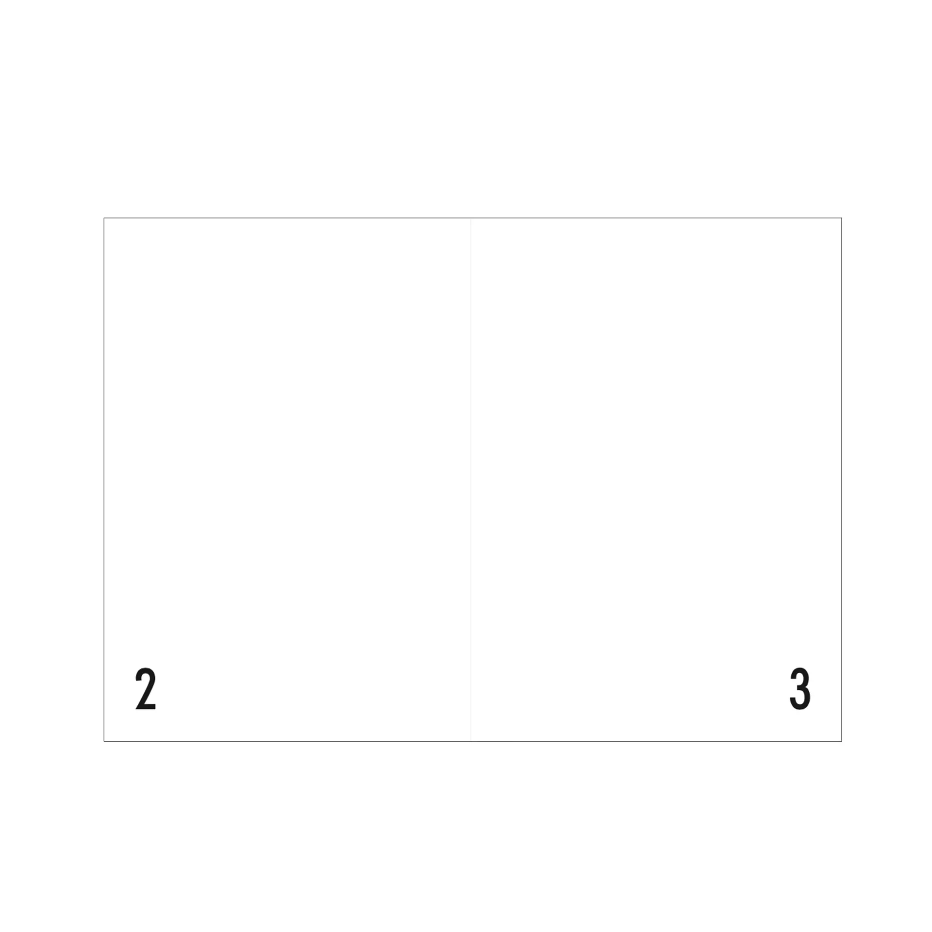 Design Letters personlig notesbog, N Design Letters