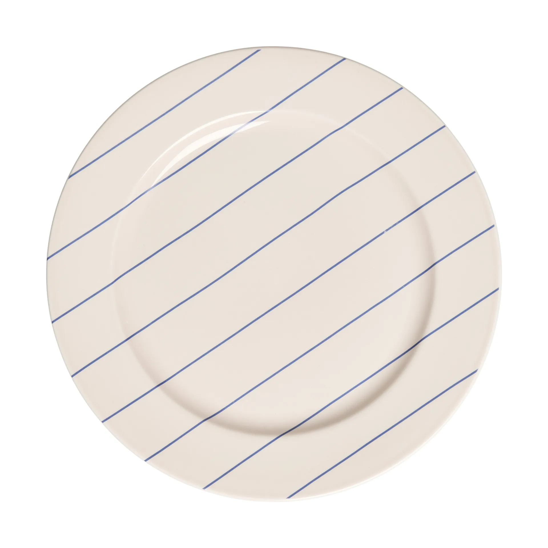 Design Letters Pyjamas tallerken Ø23 cm, Midnight blue-pastel beige Design Letters