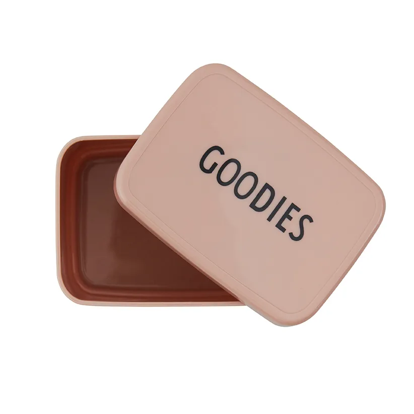 Design Letters snack box til madkasse, Nude Design Letters