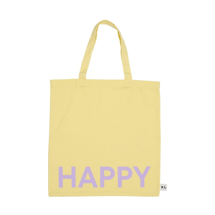 Design Letters Tote bag taske, Yellow-pink Design Letters