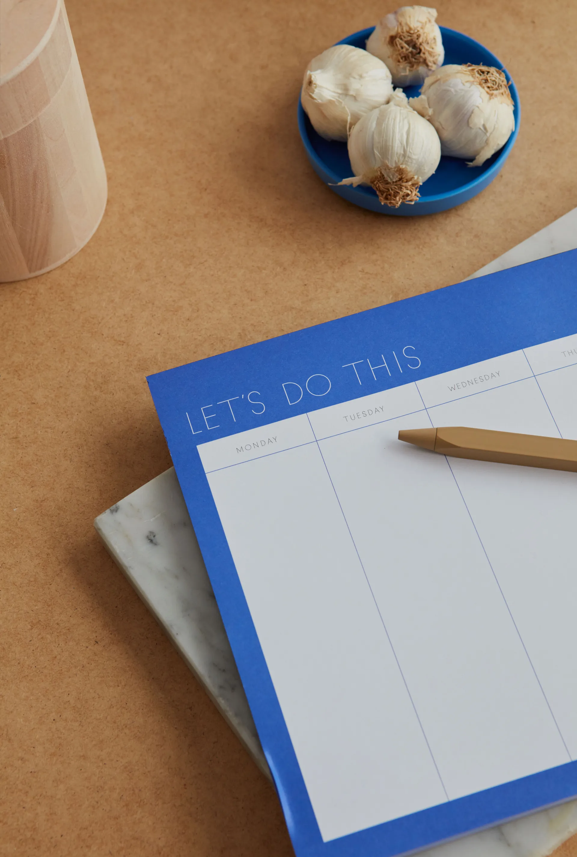 Design Letters ugekalender, Cobalt blue Design Letters