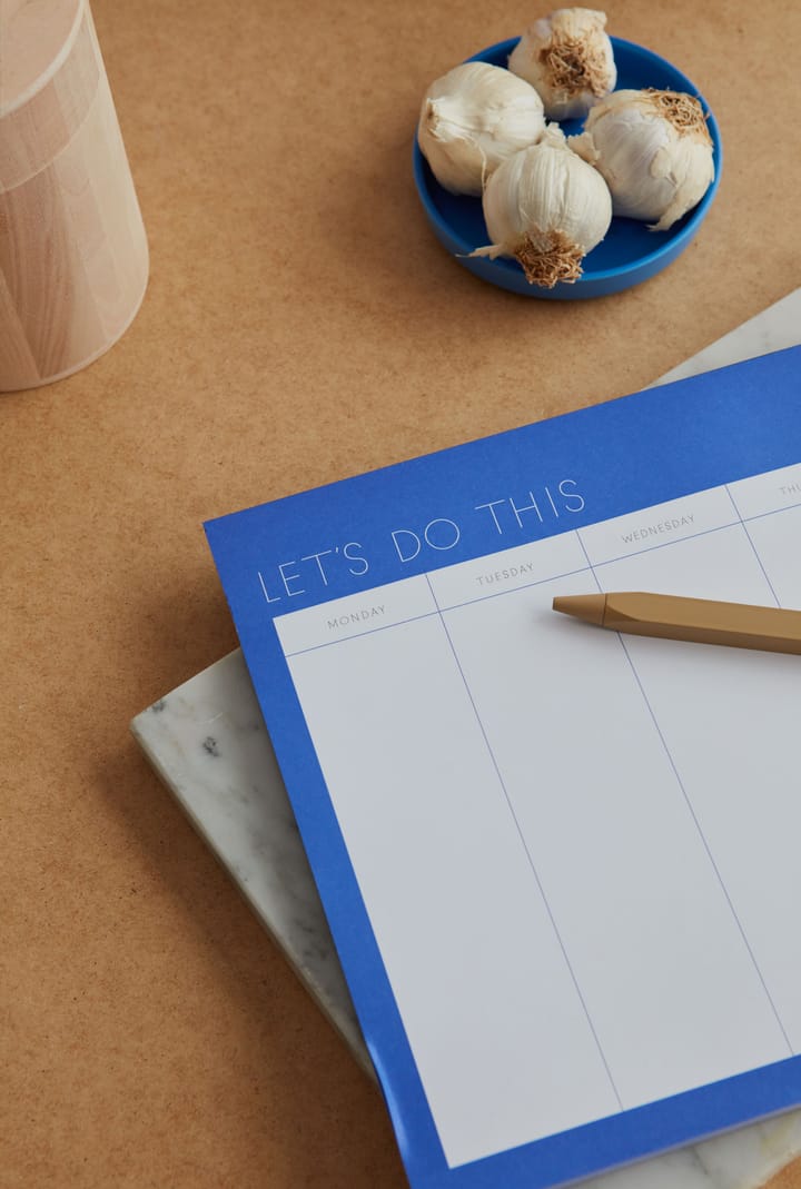 Design Letters ugekalender, Cobalt blue Design Letters
