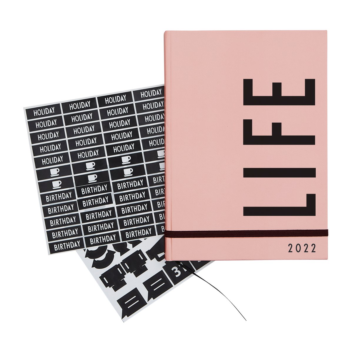 Design Letters Design Letters vægkalender 2022 Nude