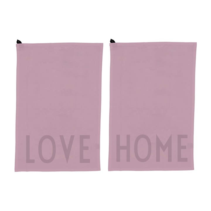 Design Letters viskestykke favorit 2 dele, Love/Home/Lavender Design Letters