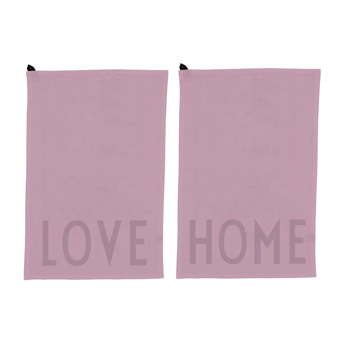 Design Letters Design Letters viskestykke favorit 2 dele Love/Home/Lavender