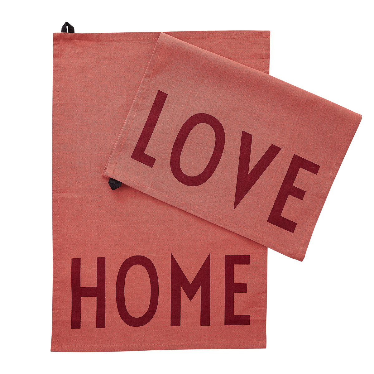 Design Letters Design Letters viskestykke favorit 2 dele Love/Home/Terracotta