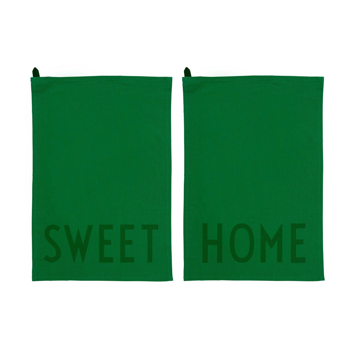Design Letters Design Letters viskestykke favorit 2 dele Sweet/Home/Green
