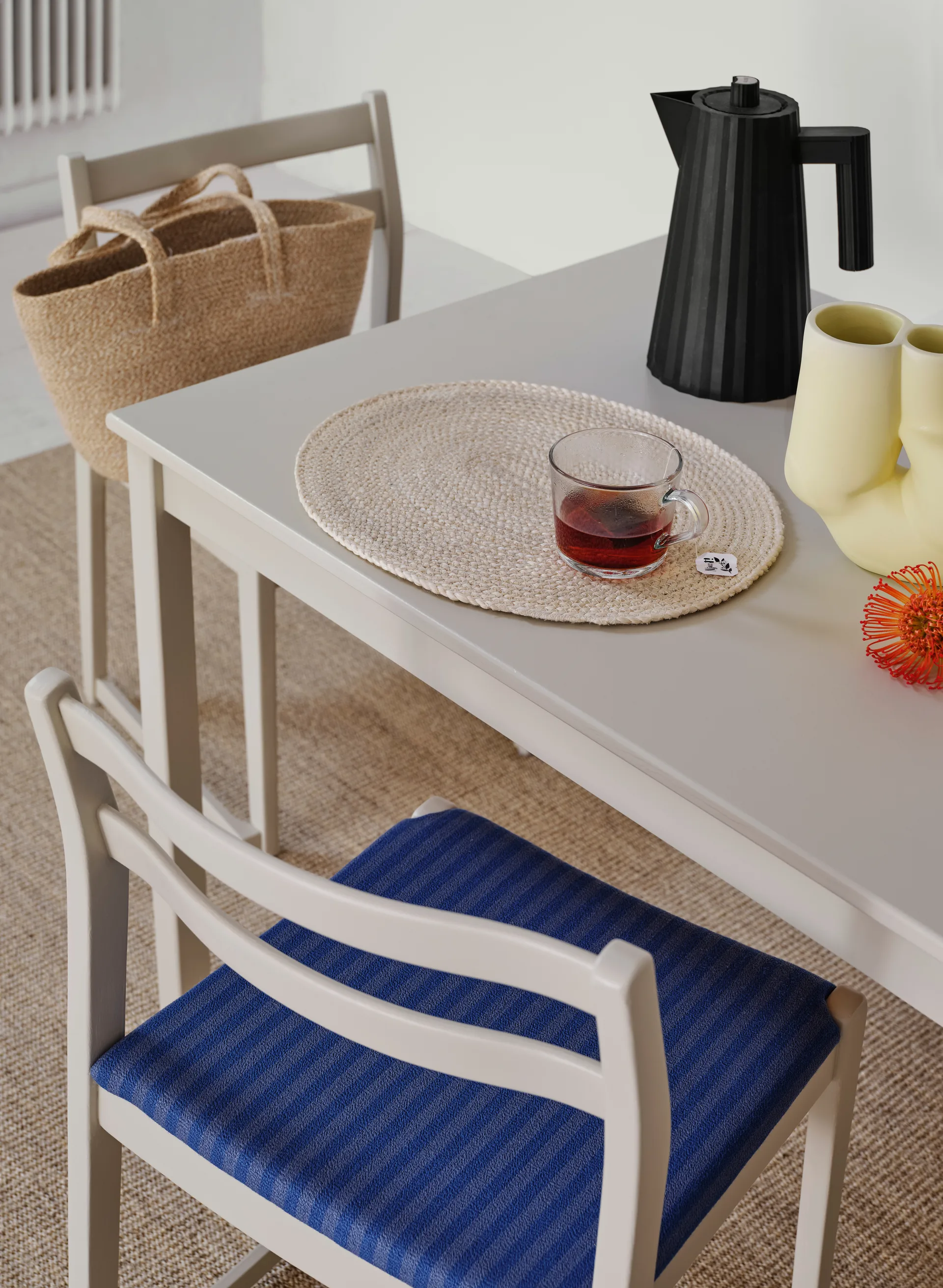 Braided dækkeserviet oval, Ivory Dixie