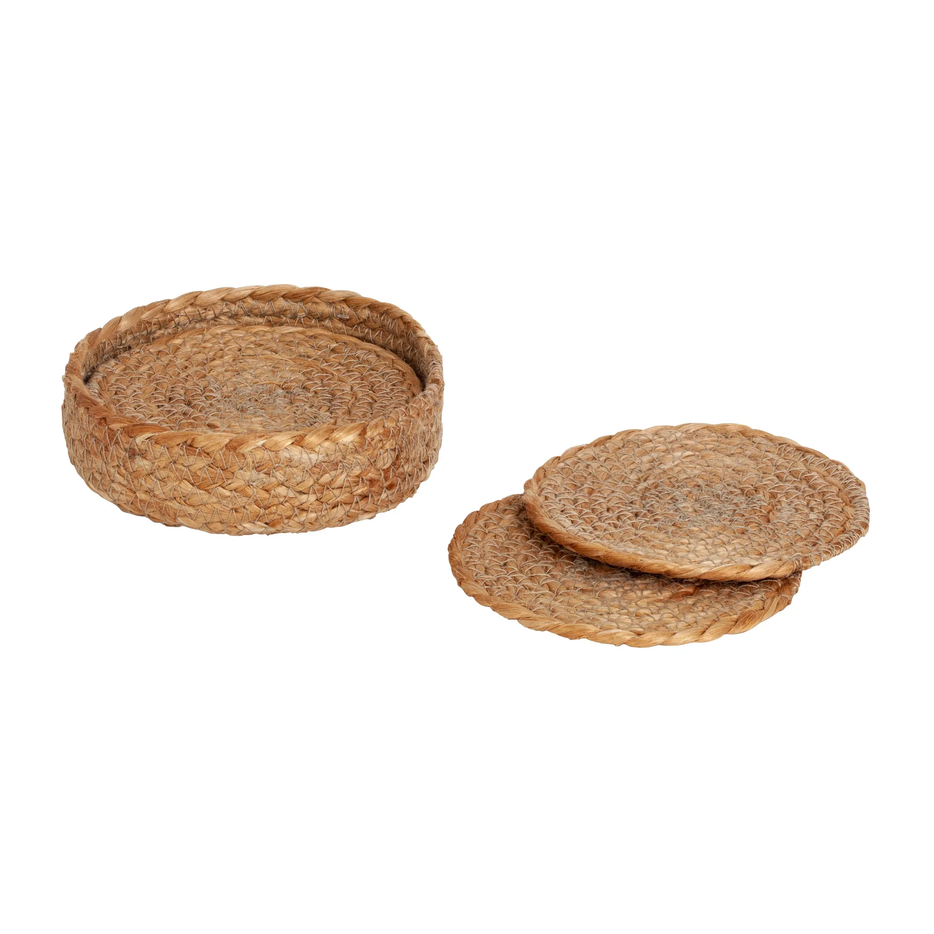 Elin coasters Ø10,5 cm 6-pak, Natur Dixie