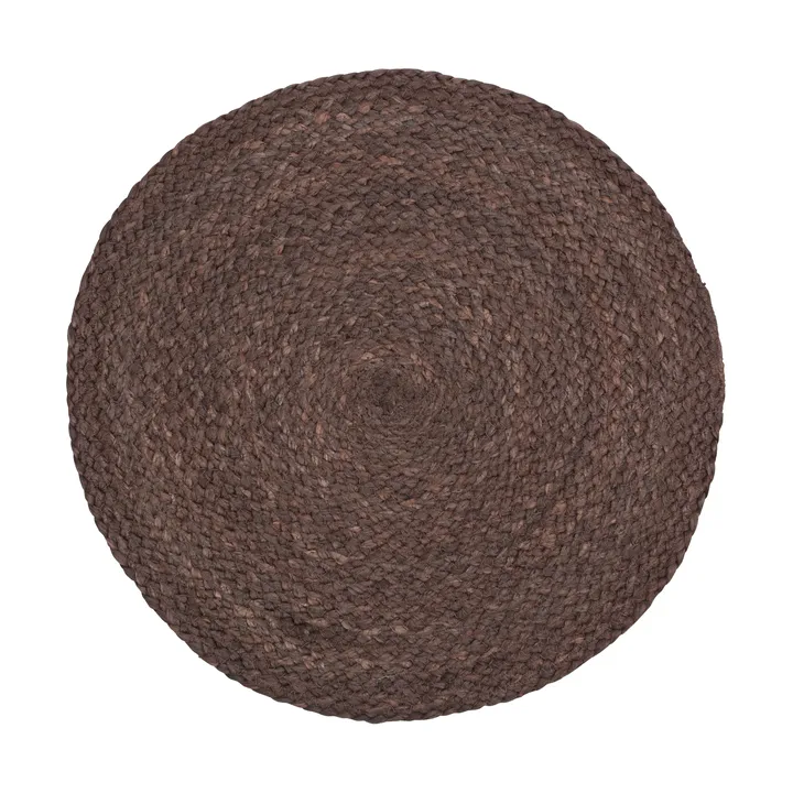 Elin dækkeserviet Ø38 cm - Coffee - Dixie