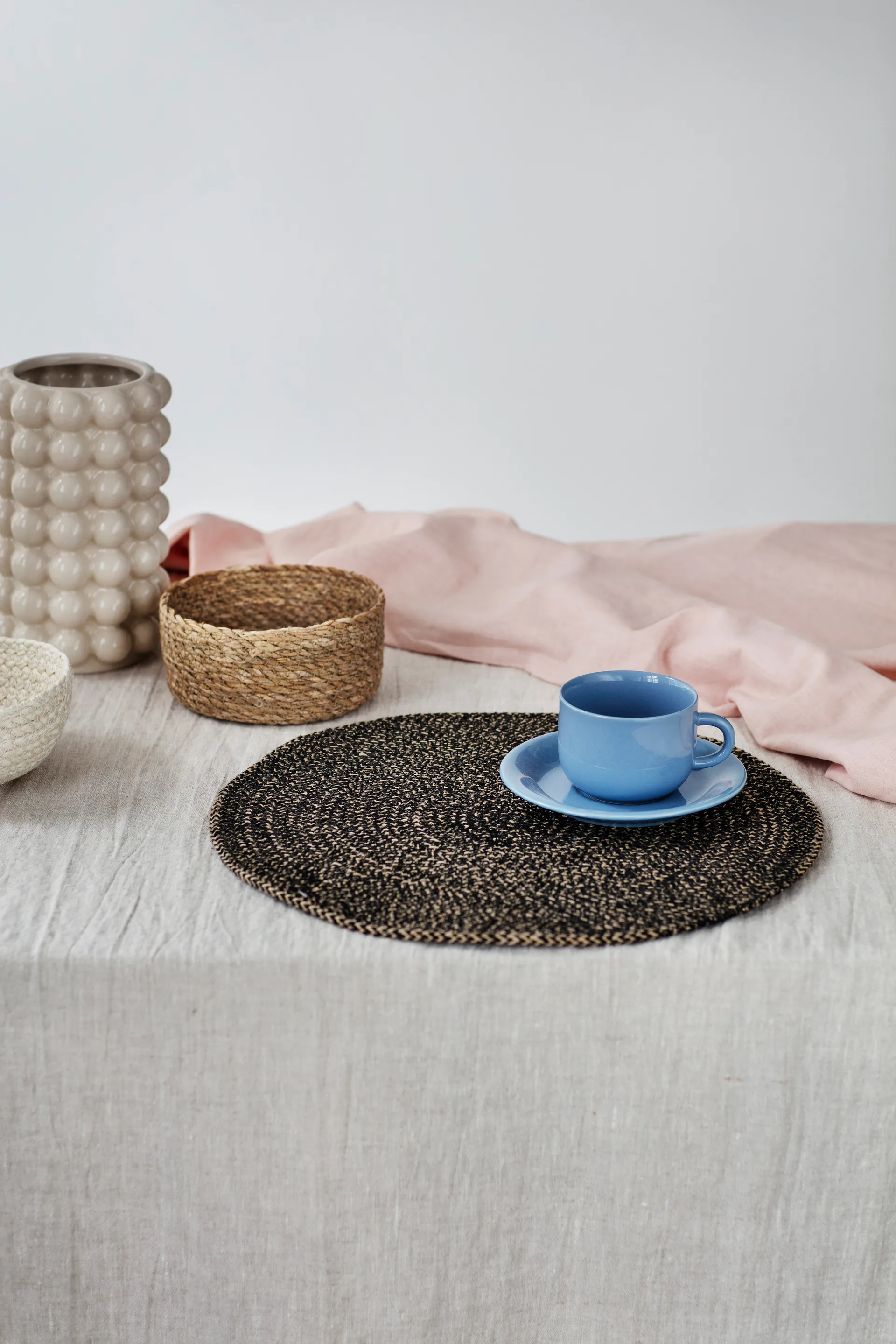 Emil seagrass kurv small 4-pak, Natur Dixie