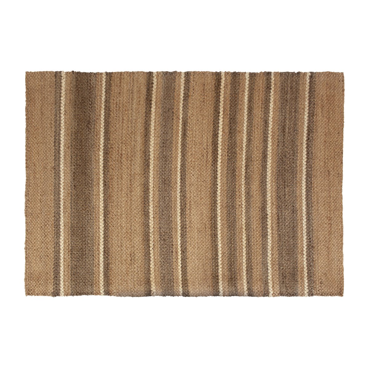 Dixie Fanny striped jutetæppe Natur 160×230 cm