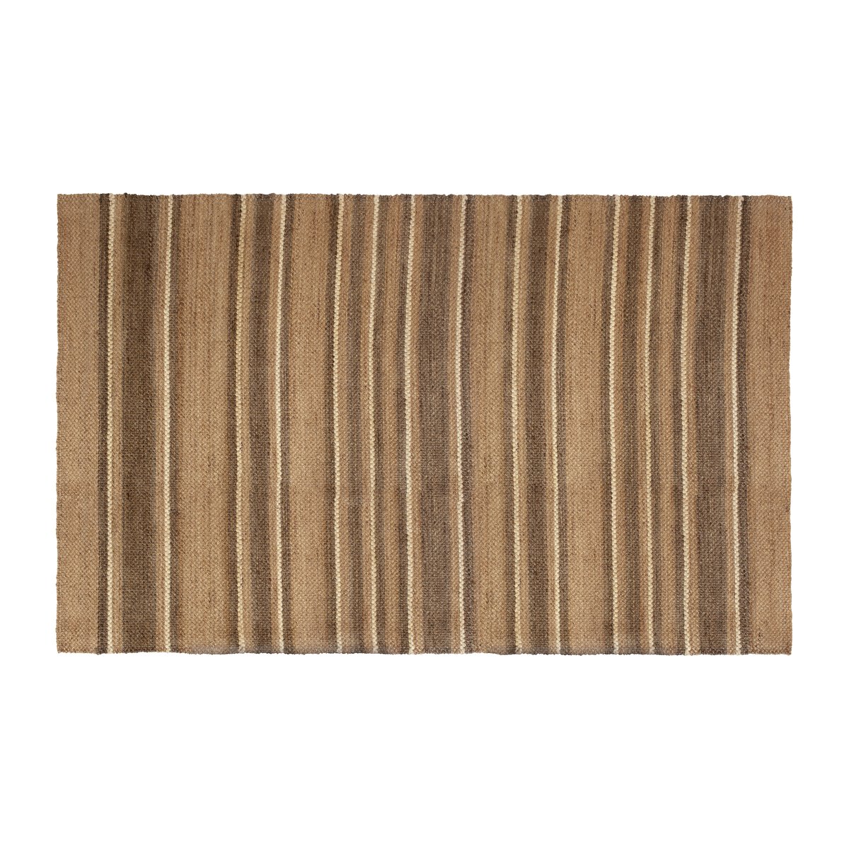 Dixie Fanny striped jutetæppe Natur 190×290 cm