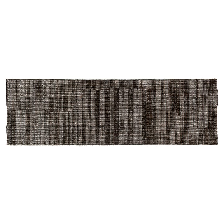 Filip tæppe 250x80 cm - Black melange - Dixie