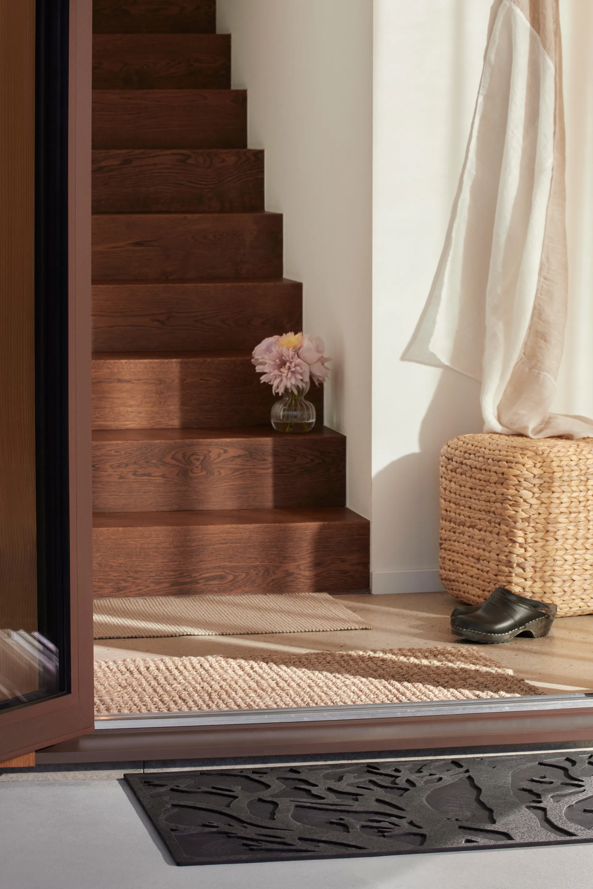 Fiona jutetæppe grå, 45x75 cm Dixie