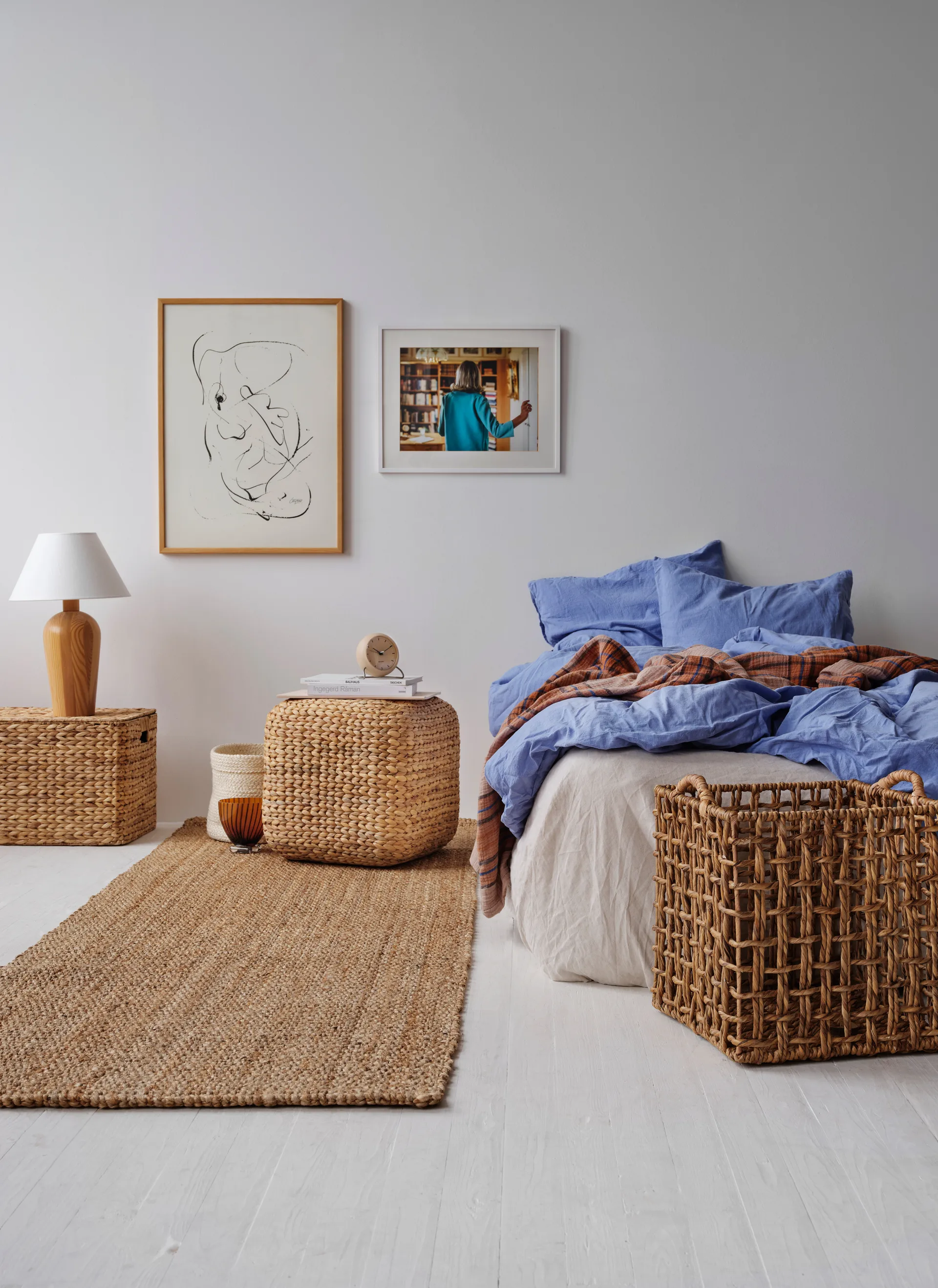 Freja tæppe 80x250 cm, Natur Dixie