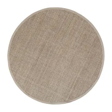 Jenny Sisal rundt tæppe - Natural grey Ø250 cm - Dixie