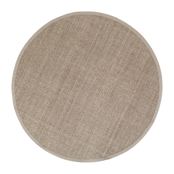 Jenny Sisal rundt tæppe, Natural grey Ø250 cm Dixie