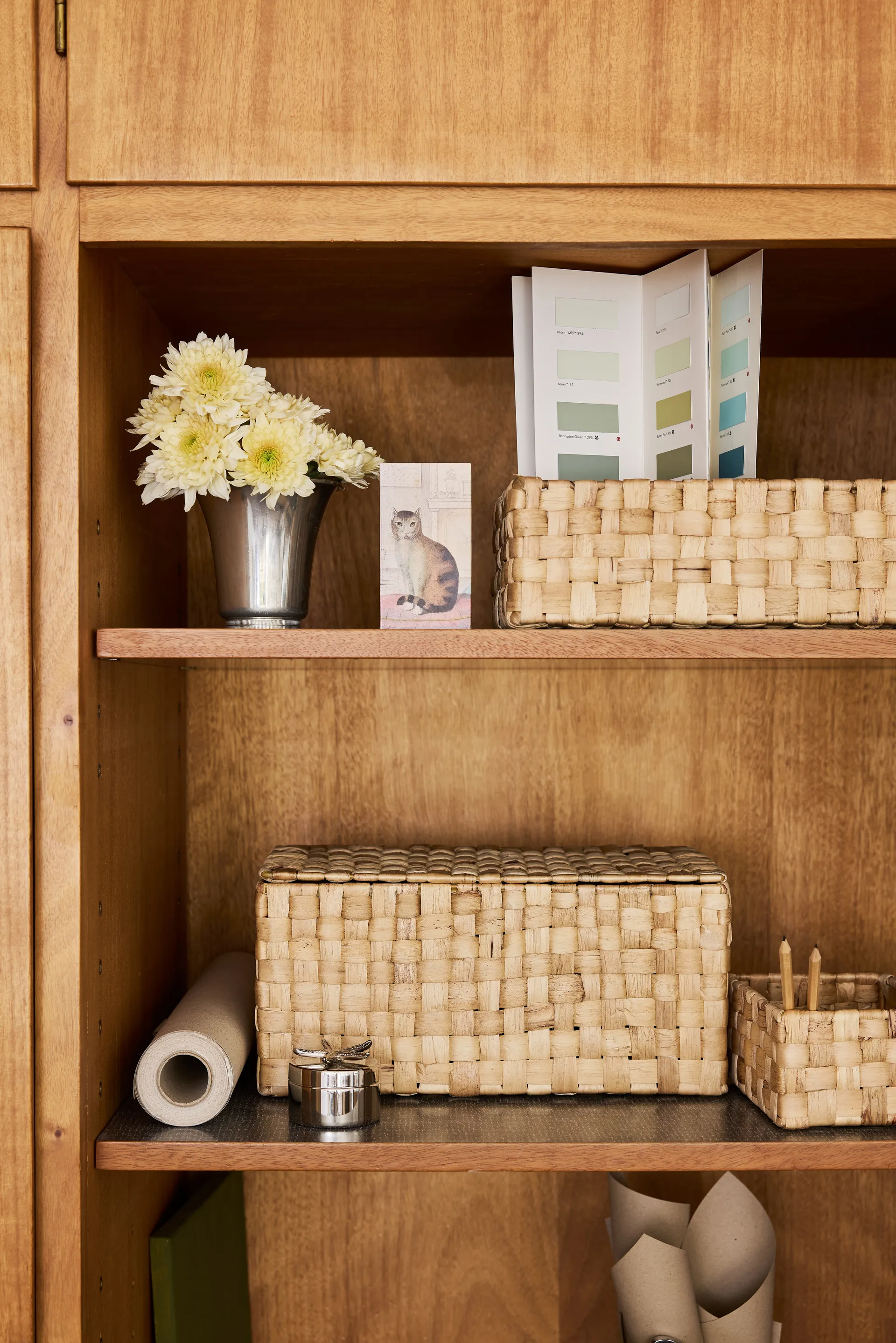 Lily opbevaringsæske med låg panama 2 dele, Natural Dixie