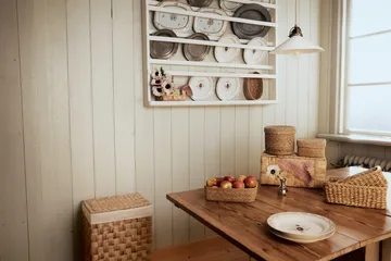 Lily vasketøjskurv rektangulær 2 dele - Natural - Dixie