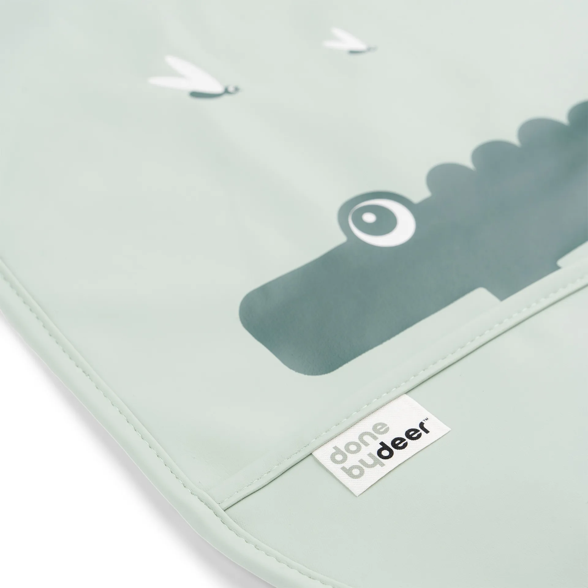 Croco hagesmæk med velcro 2-pak, Green Done by deer