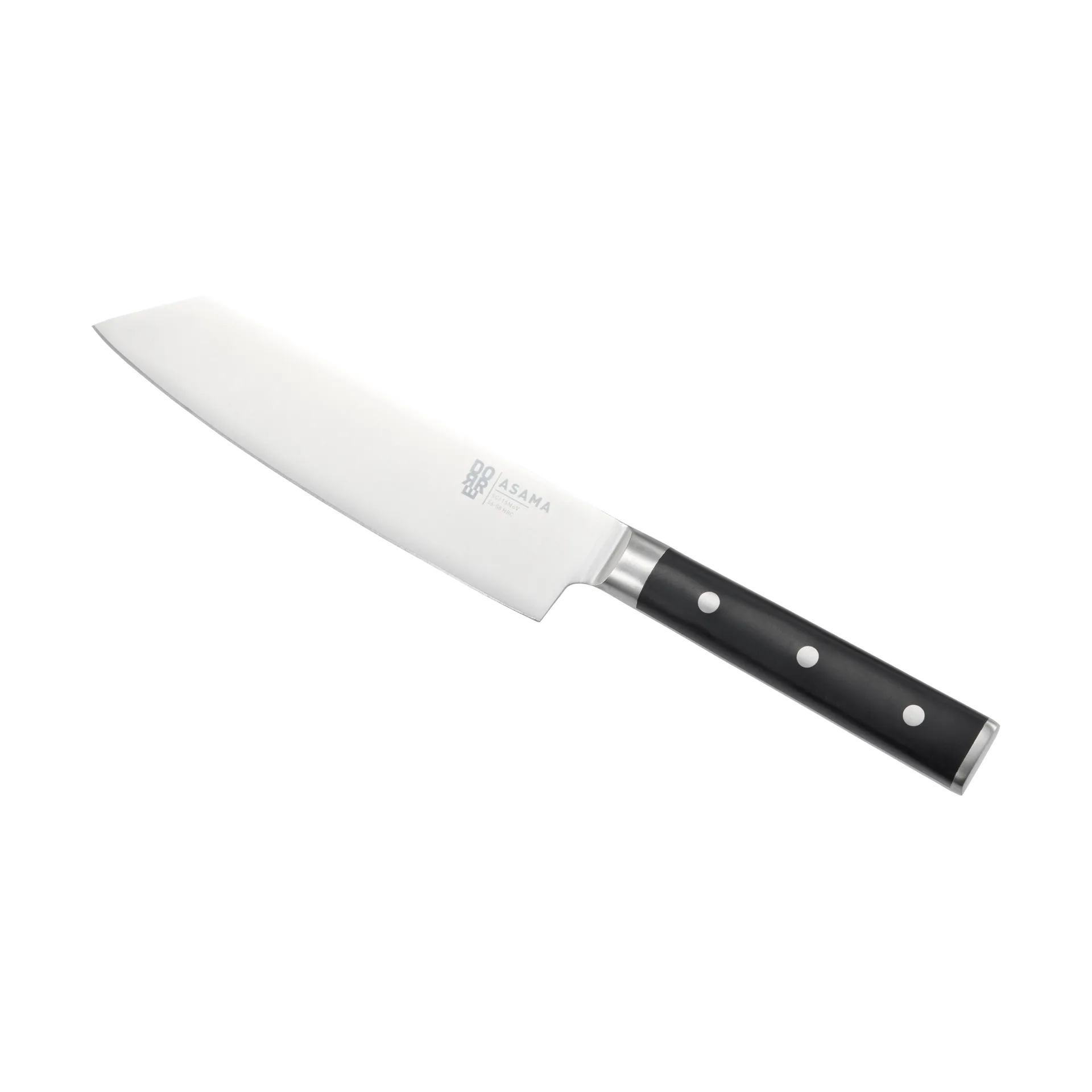 Asama Kiritsuke-kniv, Rustfrit stål, sort, 33 cm Dorre