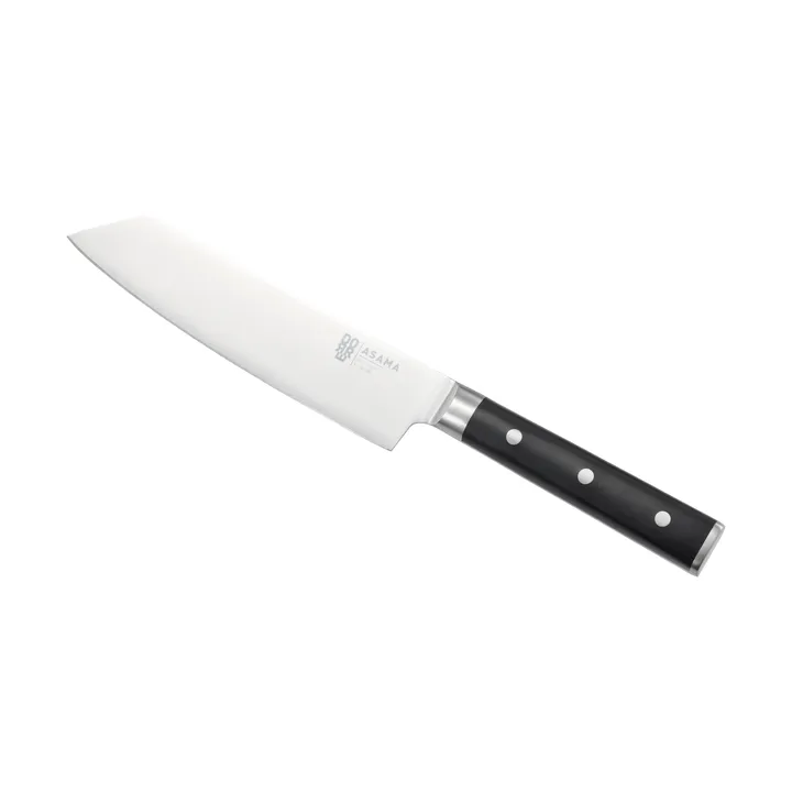 Asama Kiritsuke-kniv - Rustfrit stål, sort, 33 cm - Dorre