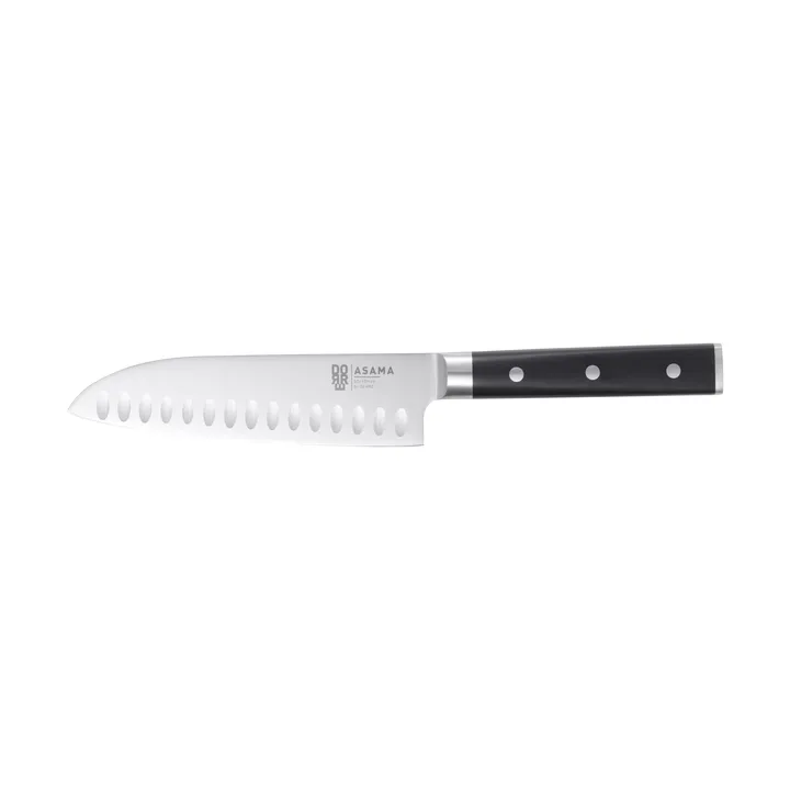Asama santoku kokkekniv 18 cm - Rustfrit stål - Dorre