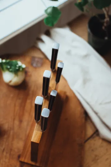 Asama santoku kokkekniv 18 cm - Rustfrit stål - Dorre