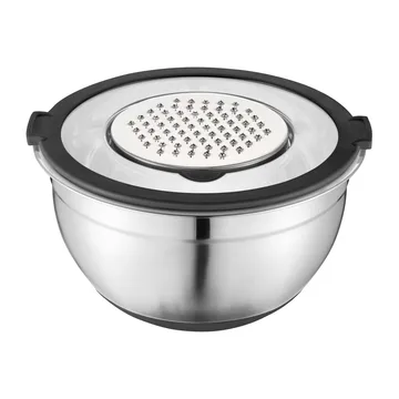 Betje skåle med rivejern 5 dele - Rustfrit stål - Dorre