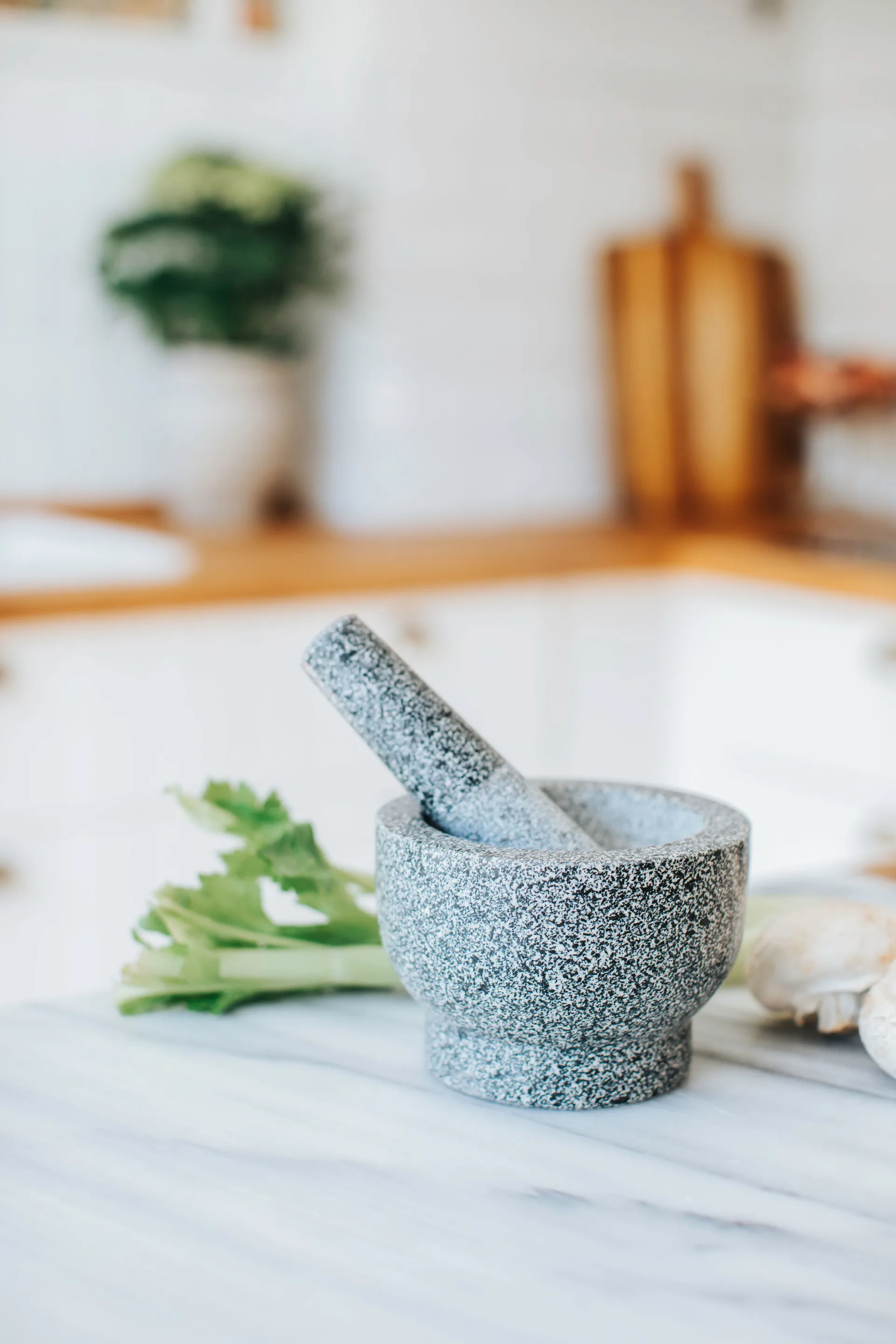 Birkedal morter Ø13 cm, Granit Dorre