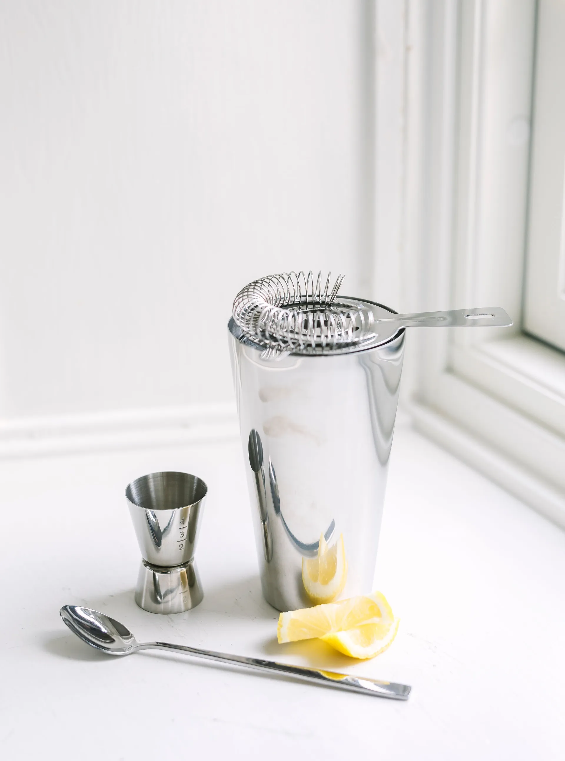 Braddon måleglas 4 cl, Rustfrit stål  Dorre