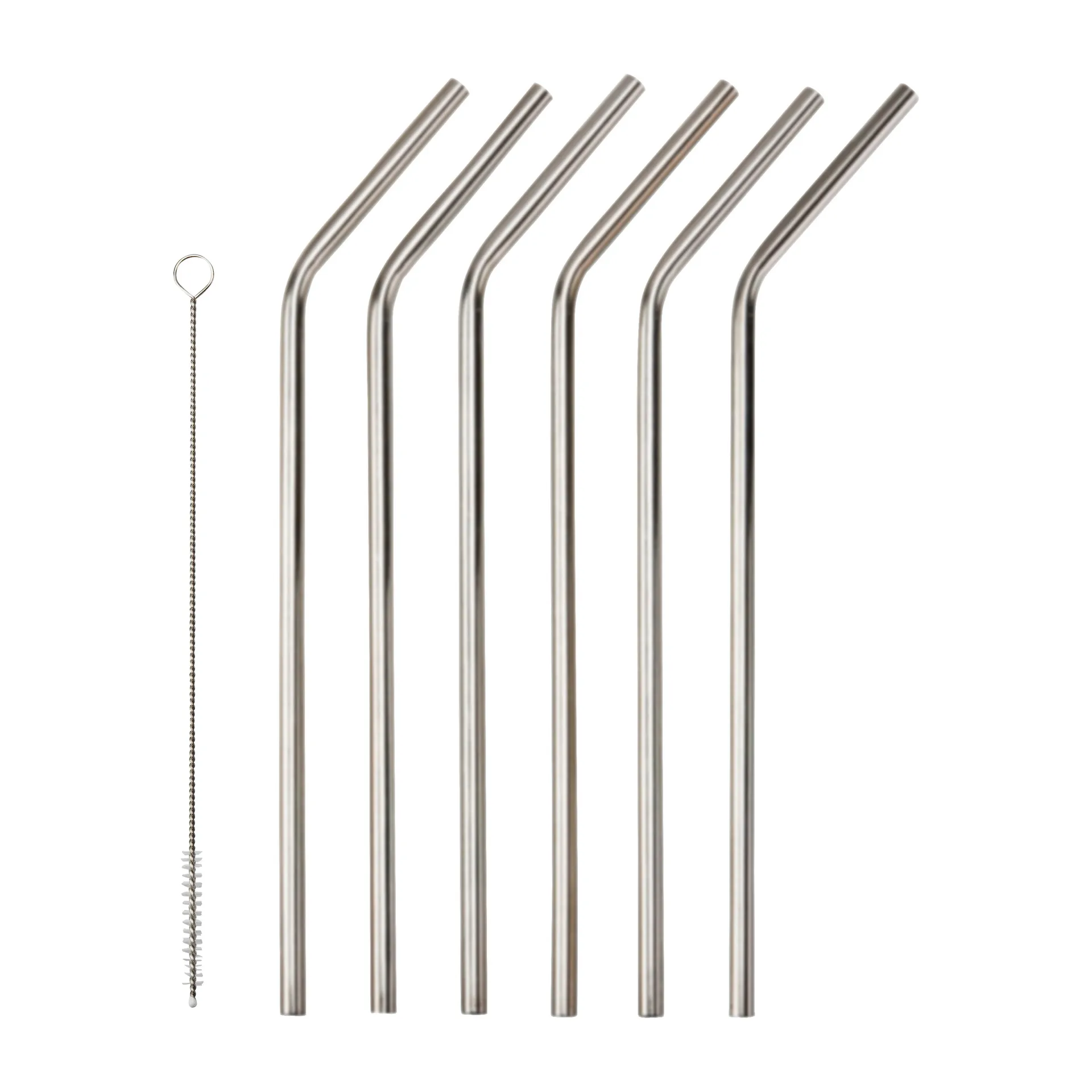Corrigan sugerør 23 cm 6-pak, Rustfrit stål  Dorre