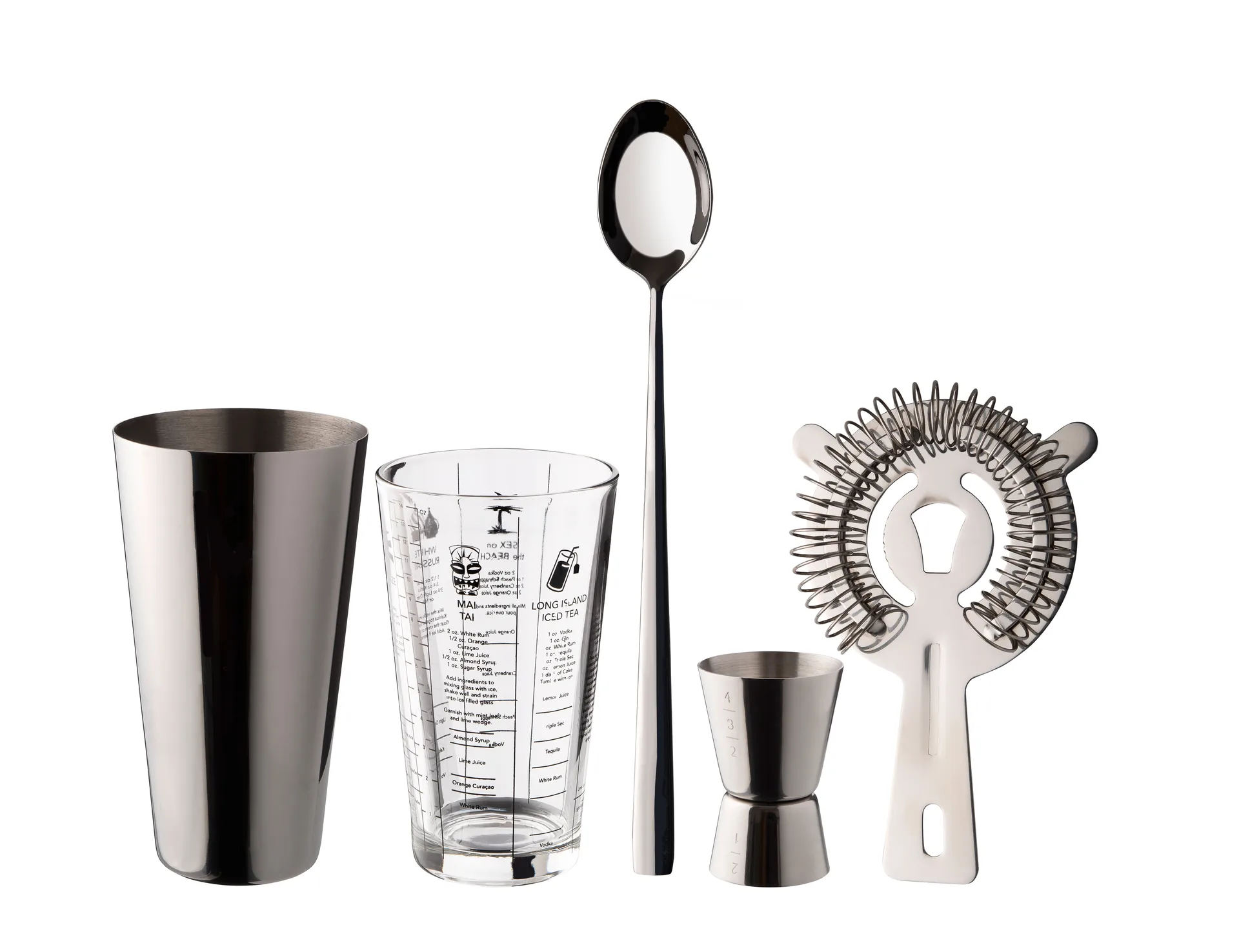 Dolan Barset 5 dele, Rustfrit stål Dorre