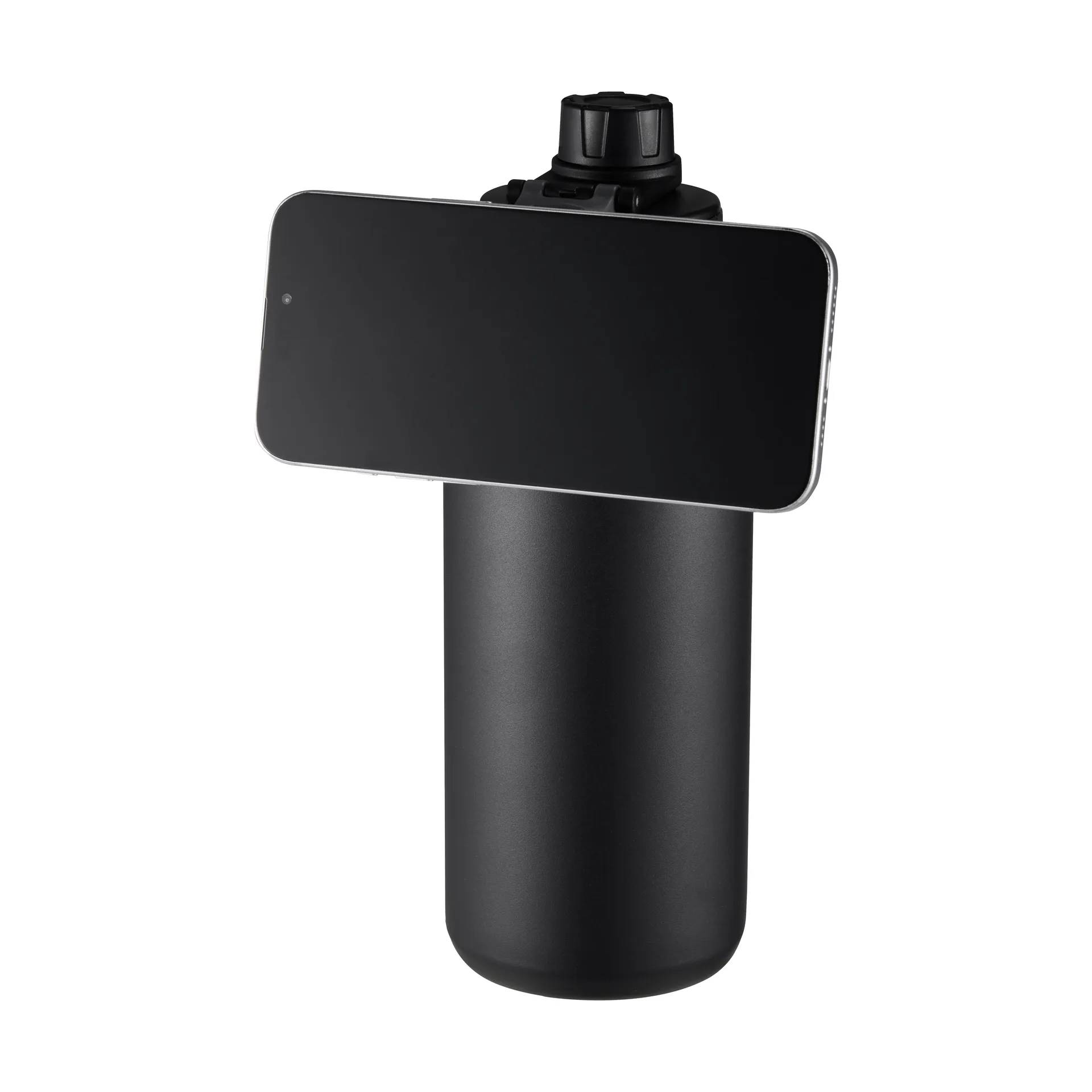 Flory vandflaske dobbeltvæg mobilmagnet 0,9 L, Sort-grå Dorre