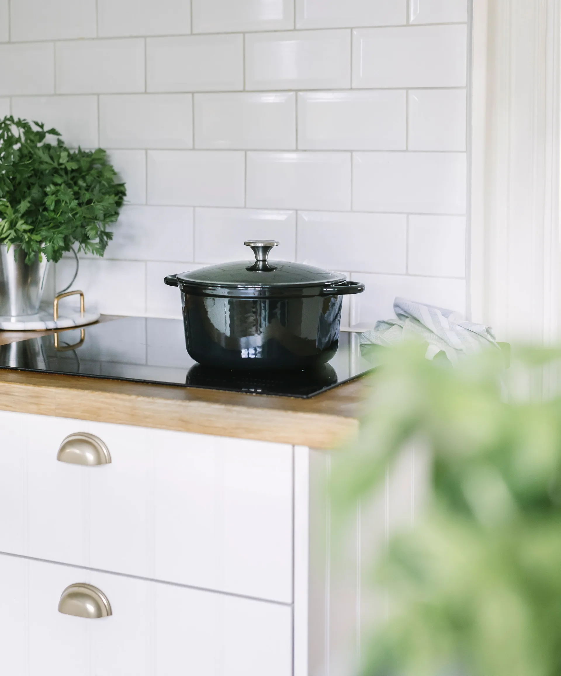 Gretl støbejernsgryde emalje 4 L, Sort Dorre