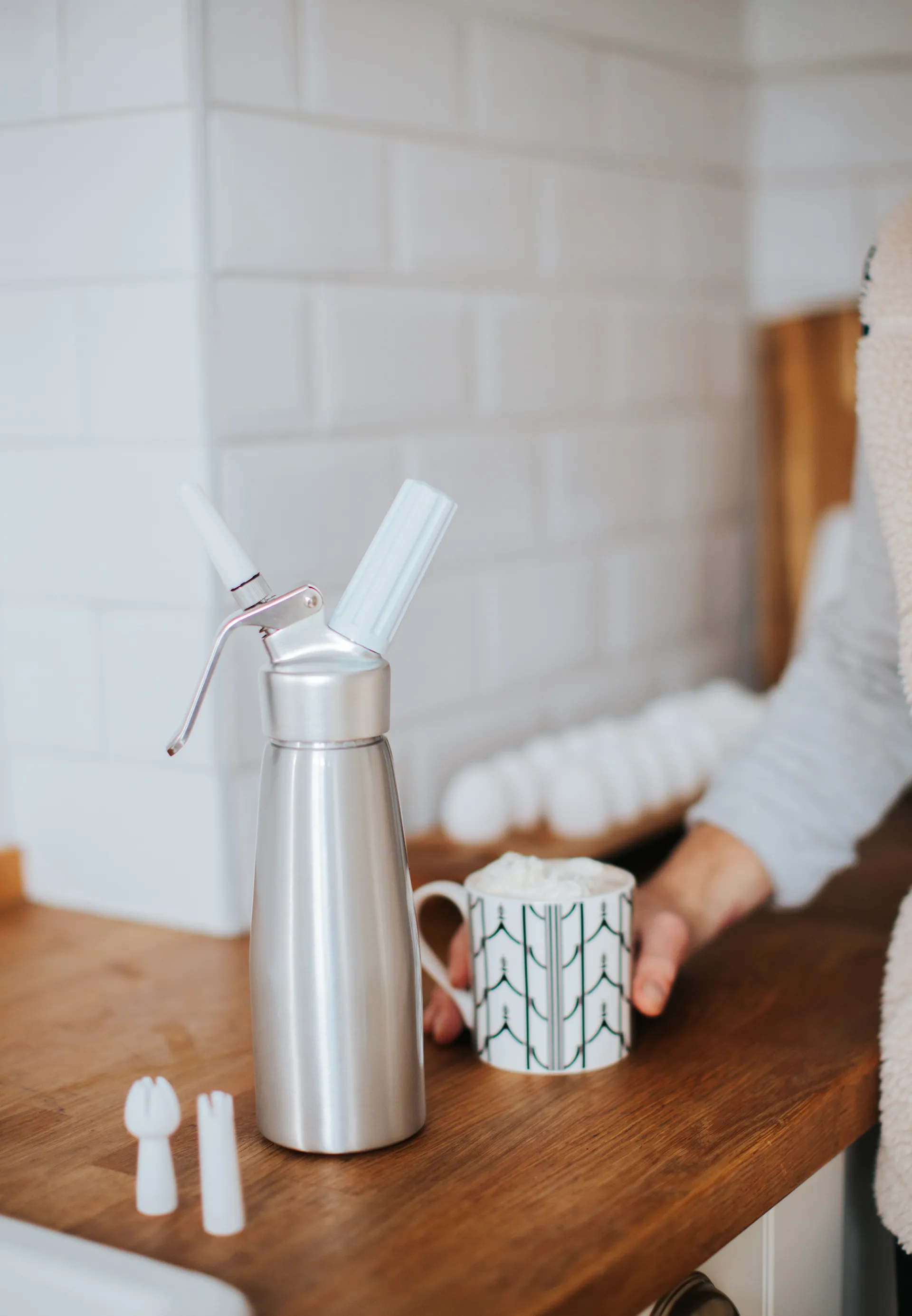 Grette sifon 0,5 liter, Sølv Dorre