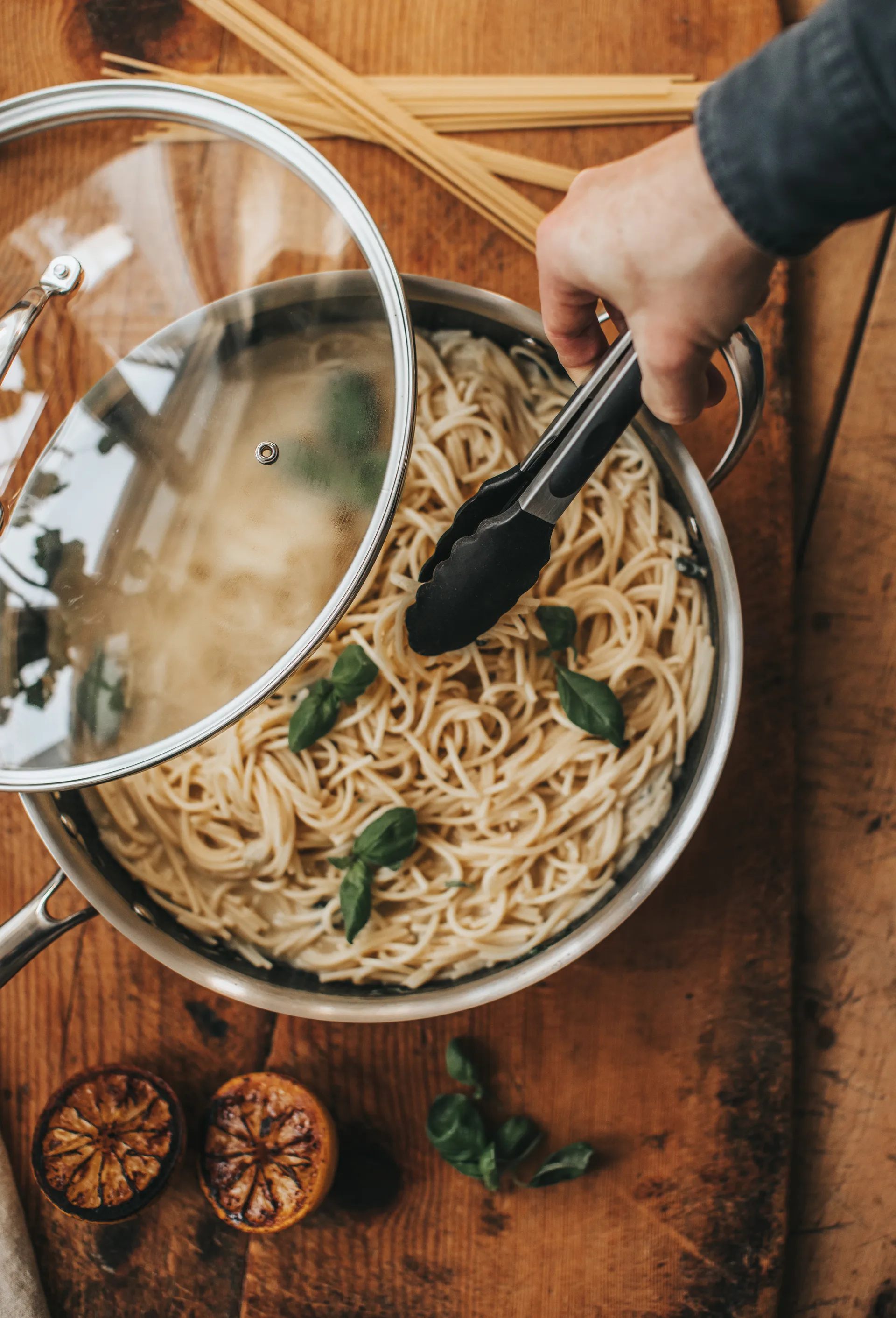 Kiah køkkenstang med sort silikonebeskyttelse, Rustfrit stål Dorre
