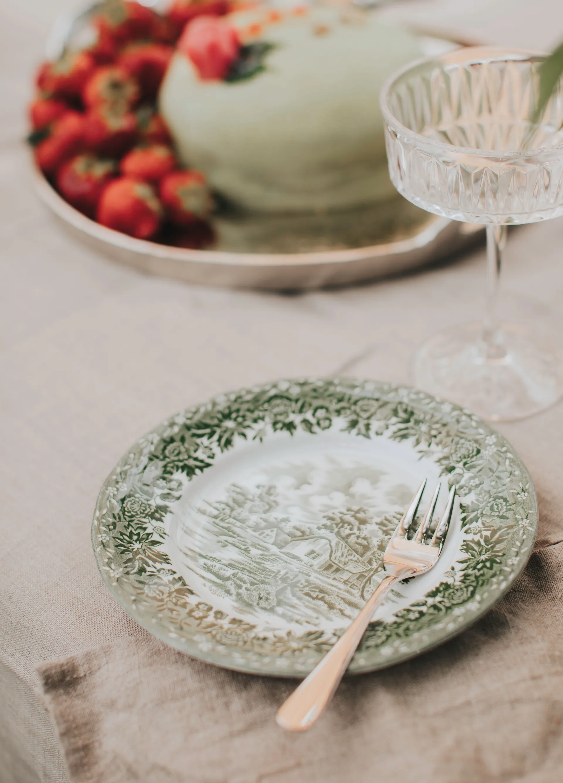 Sallie serveringssæt kagegaffel 6 stk. & kagespade, Rustfrit stål  Dorre