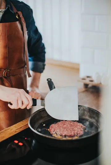 Sasha paletkniv rustfrit stål - Sort-XL - Dorre