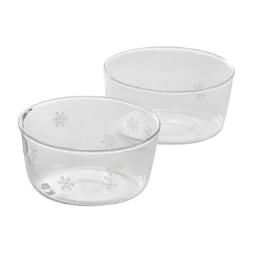 Snefnug skål Ø10 cm 2-pak - Glas - Dorre