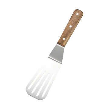 Steph stegespade slidsede - Rustfrit stål, akacietræ, 28 cm - Dorre