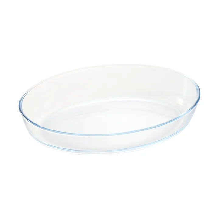 Urit ovnfast fad - Glas, oval, 35x24 cm - Dorre