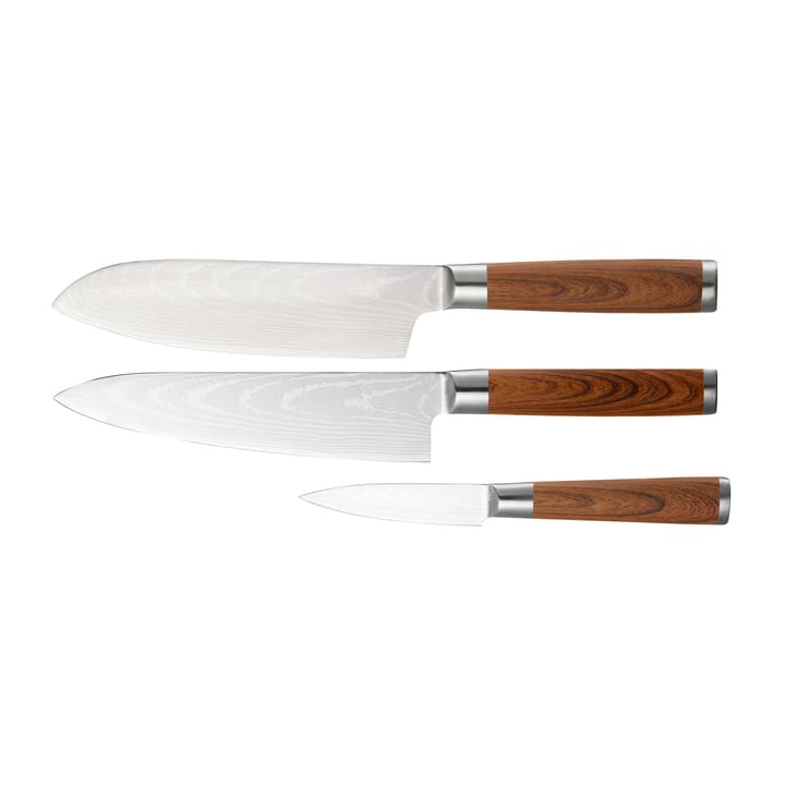 Yari knivsæt 3 knive, Rustfrit stål Dorre
