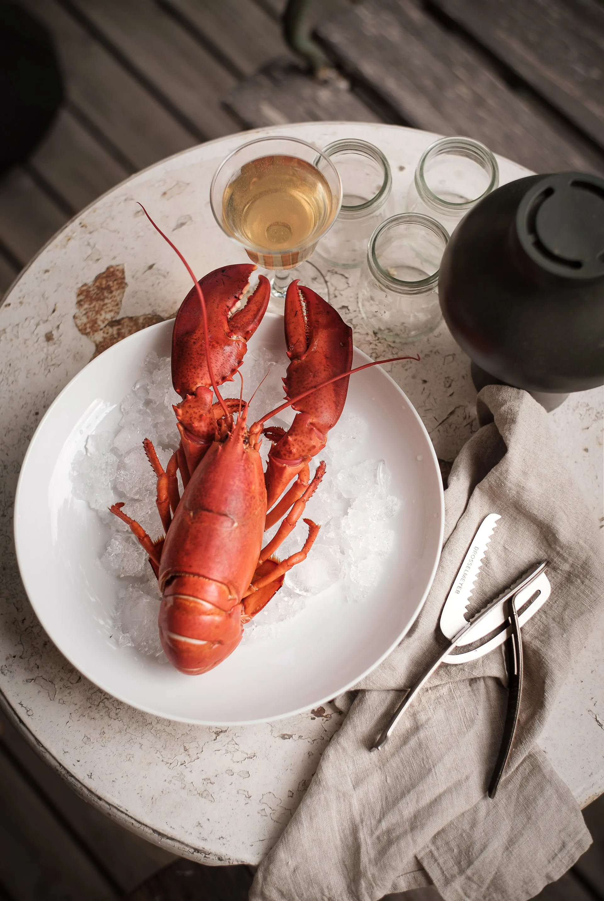 Drosselmeyer skaldyrstang, Rustfrit stål Drosselmeyer